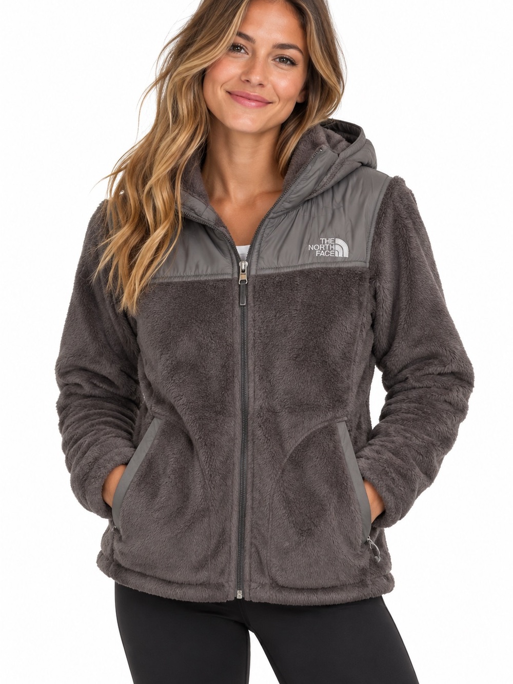 The North Face OSO fleece jacket Grey Women’s Small